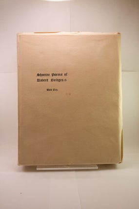 SHORTER POEMS.