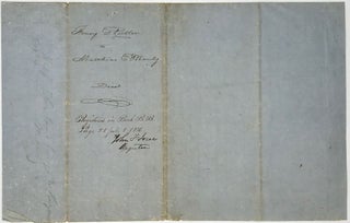 ORDERING THAT A LAND DEED BE REGISTERED, in an autograph docket, signed 11 May 1855, as a district court judge.