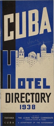 Item #38622 CUBA HOTEL DIRECTORY, 1938. [cover title