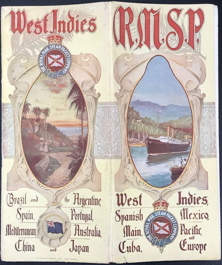 Item #41175 R.M.S.P.: WEST INDIES, SPANISH MAIN, CUBA, MEXICO, PACIFIC, AND EUROPE [cover title].
