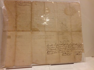 APPOINTING A SECOND LIEUTENANT IN THE WORCESTER MILITIA IN APRIL, 1776, a partly printed document, completed in manuscript 4 April 1776, and signed by Lincoln and 15 other members of the "Council of the Massachusetts-Bay, in New-England."