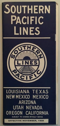 Item #46730 Southern Pacific Lines: Louisiana, Texas, New Mexico, Mexico, Arizona, Utah, Nevada,...