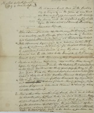 Item #47652 Two-page folio manuscript document, 8 August 1826, accomplished and signed by Jacob...