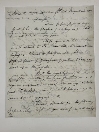 Item #48253 PROPOSING A MUTUALLY AGREEABLE DEAL WITH A COMPETITOR ON THE PURCHASE OF BIBLES in an...