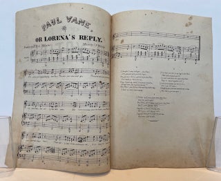 Paul Vane; or, Lorena'sReply [caption title]; Poetry by H.D.L. Webster; music by J.P. Webster.