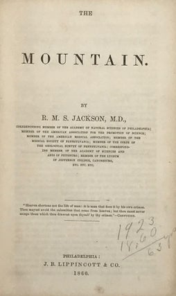 Item #51876 THE MOUNTAIN. R. M. S. Jackson