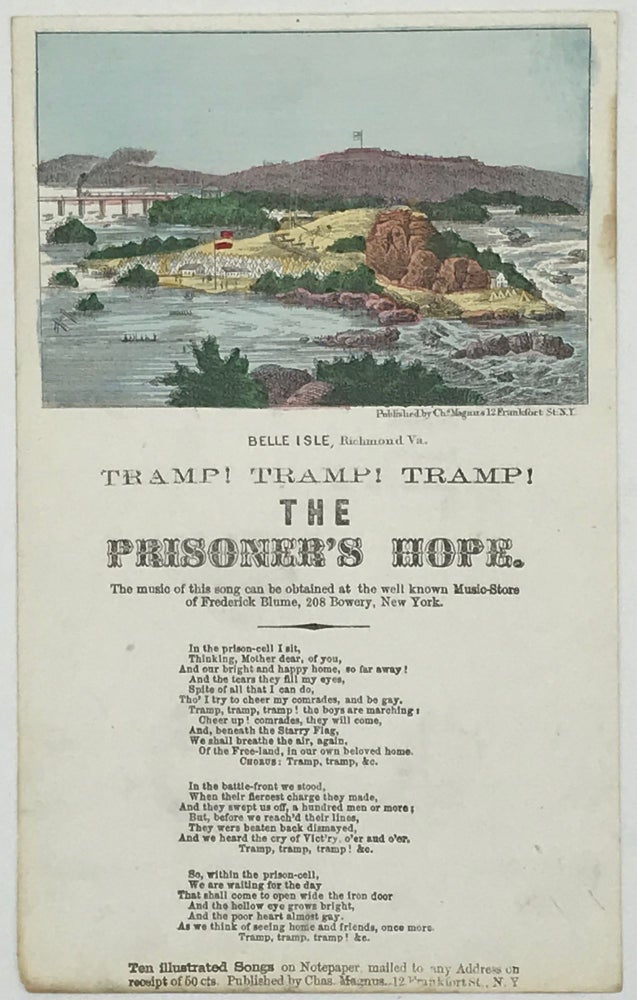 Item #53734 Tramp! Tramp! Tramp! The Prisoner's Hope [caption title]. SONG SHEET.