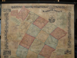 Map of Windsor County, Vermont. From actual surveys by Hosea Doton.