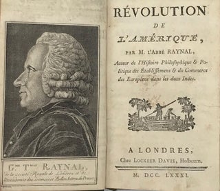 Item #55031 Révolution de l'Amérique. Abbé Guillaume T. F. RAYNAL