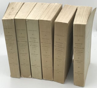 DECOUVERTES ET ETABLISSEMENTS DES FRANCAIS DANS L'OUEST ET DANS LE SUD DE L'AMERIQUE SEPTENTRIONALE (1614-1754): MEMOIRES ET DOCUMENTS ORIGINAUX.