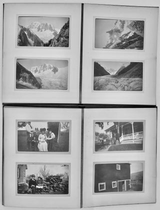 Mountaineering in the Alps of Switzerland circa 1910,