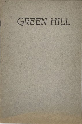 Item #56919 Green Hill.; Edited, with genealogical notes, by J. Edward Allen. Thomas Neal Ivey