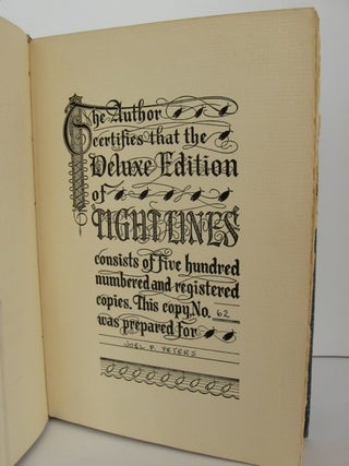 Tight Lines. With pen and ink sketches by the author