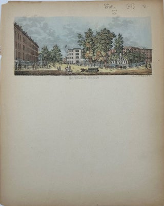 Item #58100 Bowling Green [caption title below a color view of that New York City neighborhood, 3...