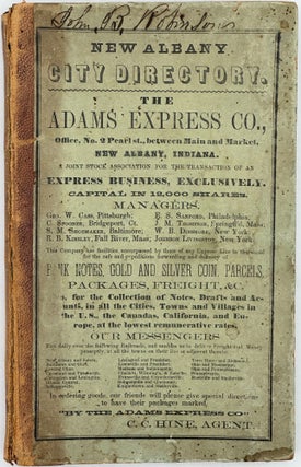 Grooms & Smith's New Albany City Directory and Business Mirror, for 1856-7.