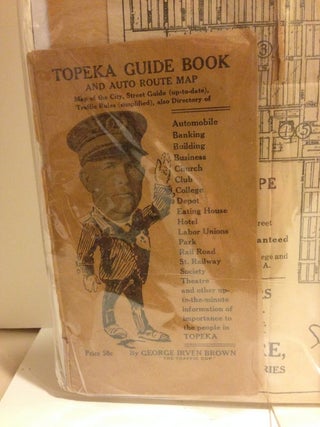 TOPEKA GUIDE BOOK AND AUTO ROUTE MAP.