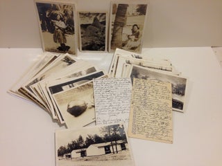 World War II life in Hawaii and the Pacific, as recorded in a collection of 129 postcards showing scenes in the Hawaiian Islands, almost all with manuscript messages from Chambers to members of his family concerning his activities in World War II and life in Hawaii and elsewhere in the Pacific theater, generally writing a single letter using several cards sequentially (such groups presumably then mailed together in envelopes, not present here; approximately 7500 words in total).