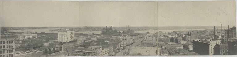 Item #58981 "Cirkut" View of New Orleans from Top of Hotel Grunewal Showing Crescent of the Mississippi River [caption title].