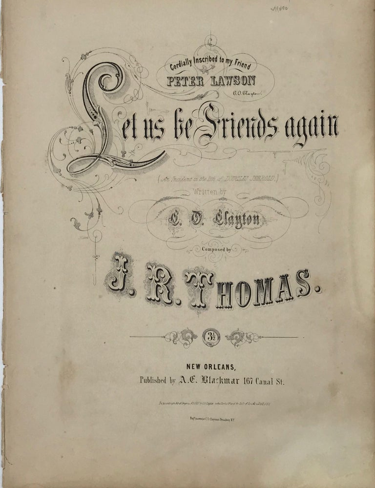 Let Us Be Friends Again. An Incident in the Life of Douglas Jerrold ...