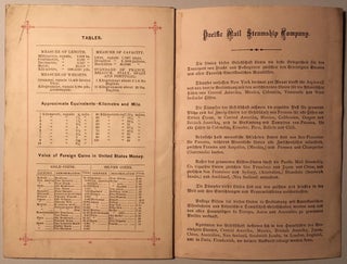 PACIFIC MAIL STEAMSHIP COMPANY: PASSAGE RATES AND GENERAL REGULATIONS; ALL RATES AND DATES IN THE FOLLOWING TABLES ARE SUBJECT TO CHANGE.