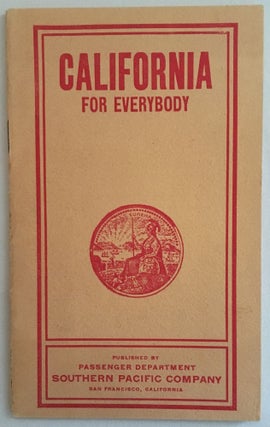 Item #59270 CALIFORNIA FOR EVERYBODY [cover title