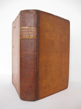 Item #59320 Statutes of the Mississippi Territory; the Constitution of the United States, with...