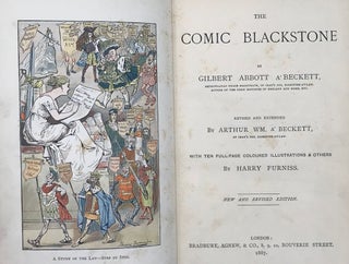 Item #59339 The Comic Blackstone. Revised and Extended by Arthur Wm. A'Beckett.; With ten...