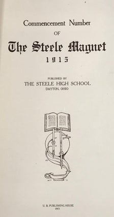 Item #59753 Commencement Number of the Steele Magnet 1915 [and 1916