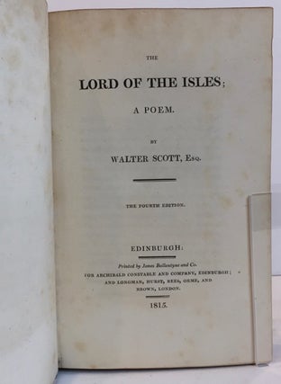 LORD OF THE ISLES. A POEM IN SIX CANTOS.