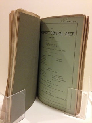SOUTH AFRICAN GOLD MINING REPORTS, PROSPECTUSES, etc., INCLUDING FOLDING PLATES AND MAPS.
