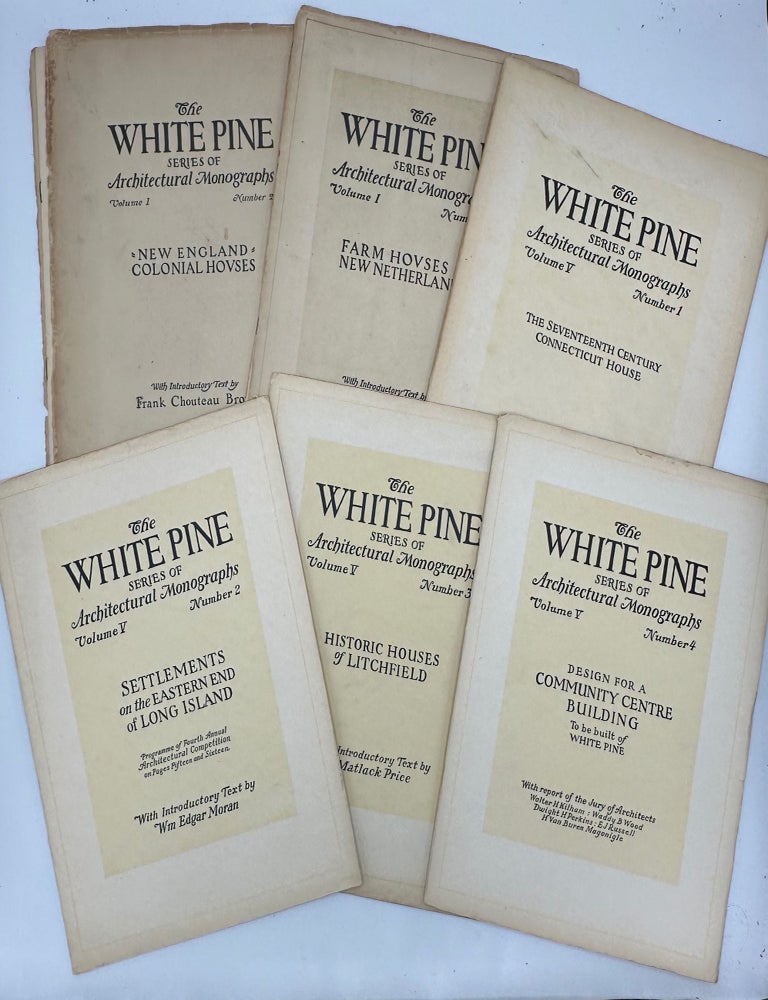 Item #60557 White Pine Series of Architectural Monographs [with slight variation to title through publications years]. R. F Whitehead.
