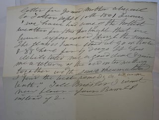 DAYBOOK OF THOMAS BOYLSTON ADAMS FOR THE YEAR 1801.