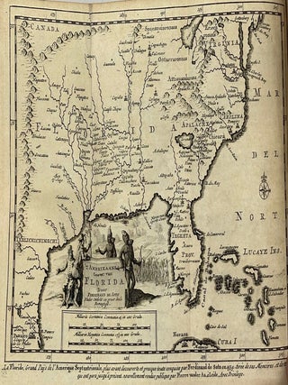 Histoire de la conquete de la Floride; ou, Relation de ce qui s'est passe dans la decouverte de ce pais par Ferdinand de Soto. Traduit en Francois par Sr. Pierre Richelet. Avec tres belles cartes & figures en taille douce & d'un indice.