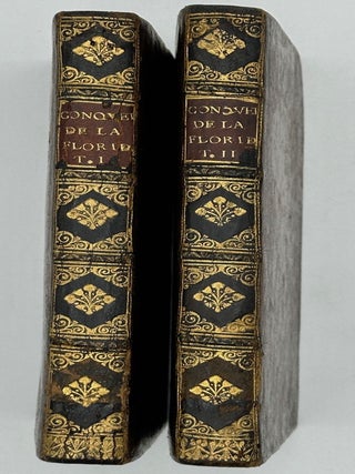 Histoire de la conquete de la Floride; ou, Relation de ce qui s'est passe dans la decouverte de ce pais par Ferdinand de Soto. Traduit en Francois par Sr. Pierre Richelet. Avec tres belles cartes & figures en taille douce & d'un indice.