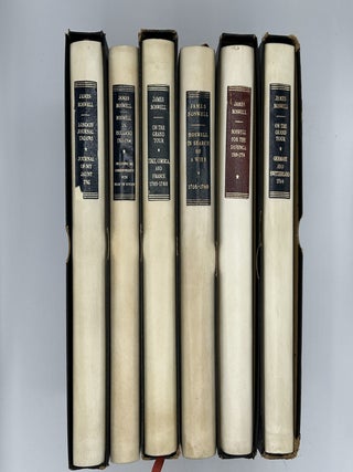 Item #62873 The Yale Editions of the Private Papers of James Boswell.; (The first six volumes of...