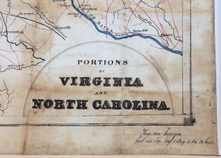 Portions of Virginia and North Carolina [manuscript title].