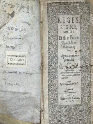 Item #63097 Reges, reginae, nobiles, et alij in ecclesia collegiata B. Petri Westmonasterij...