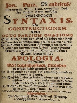 Christophori Cellarii orthographia latina ex vestustis monumentis hoc est nummis, marmoribus tabulis, membranis veterumoque grammaticorum placitis, nec non recentium ingeniorum curis excerpta, digesta novisque observationibus illustrata.