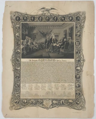 Item #63741 IN CONGRESS, JULY 4th, 1776, THE UNANIMOUS DECLARATION OF THE THIRTEEN UNITED STATES...