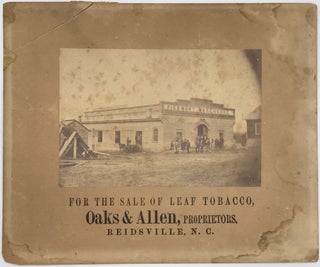 Item #63837 PIEDMONT WAREHOUSE [title from sign on building in photograph]. Photograph, Reidsville