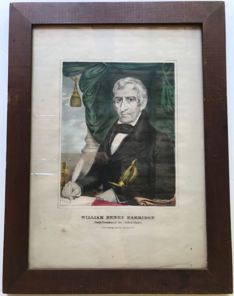 Item #64428 WILLIAM HENRY HARRISON/ Ninth President of the United States [caption title under the portrait in the lower margin]. William Henry Harrison.