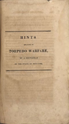 THE ART OF WAR. In Seven Books...To which is added, HINTS RELATIVE TO WARFARE, by a Gentleman of the State of New-York [Robert Fulton].