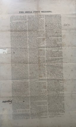 Item #64879 THE SHELL POINT MEETING. / In pursuance of public notice, a very large / meeting of...