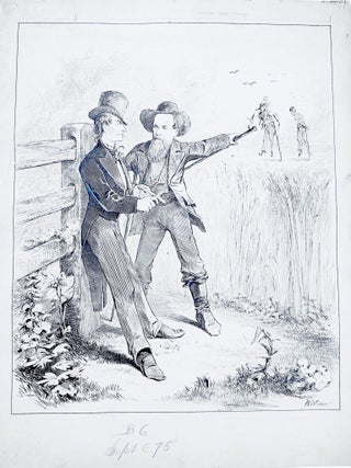 INDIANA SENATOR OLIVER P. MORTON DECRYING VIOLENCE TARGETED AT AFRICAN AMERICANS AND REPUBLICANS. Charles Dater Weldon.