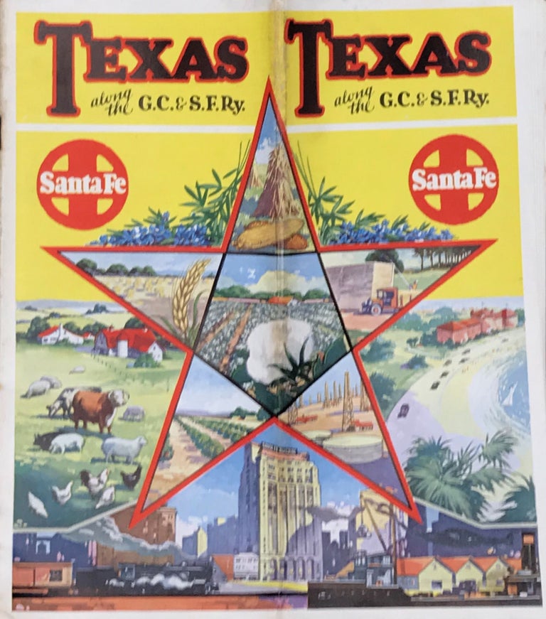 Item #65020 TEXAS ALONG THE G.C. & S.F. RY. [cover title]