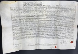 DEED OF INDENTURE FROM HENRY PRATT, CITY OF PHILADELPHIA, MERCHANT TO CONDY RAGUET, OF THE SAID CITY, MERCHANT FOR A LOT SITUATED ON THE SOUTH SIDE OF WALNUT STREET IN THE CITY OF PHILADELPHIA, SEPT. 1, 1818.
