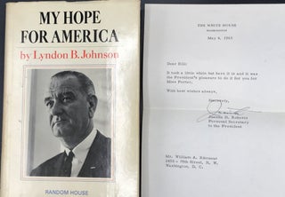Item #65573 MY HOPE FOR AMERICA. Lyndon B. JOHNSON