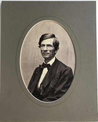 Item #66146 PHOTOGRAPH OF GEORGE WHITEFIELD SAMSON, PASTOR OF E STREET BAPTIST CHURCH IN...