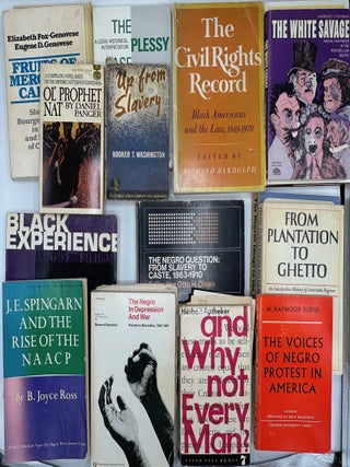 Item #66252 A group of 15 books from the working library of historian Herbert Aptheker, all...