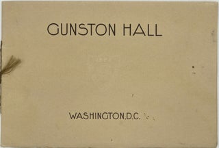 Item #66717 GUNSTON HALL WASHINGTON D. C. [Cover title